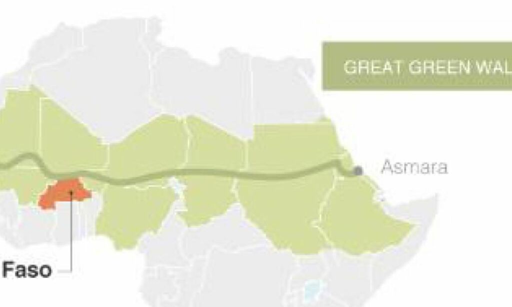 En grønn mur av 7000 km trær skal redde 500 mill. mål med land og hindre ekstremisme