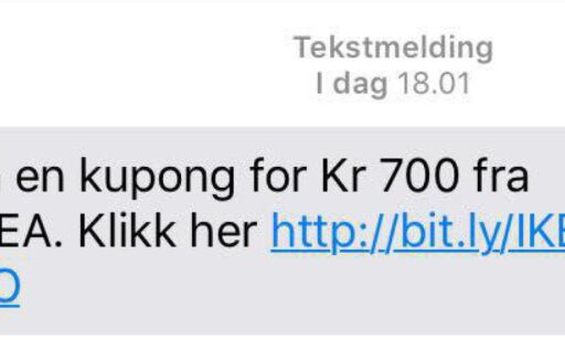 Advarer mot falsk Ikea-melding