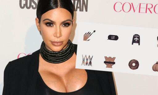 Nå kan du tekste med rumpa til Kim Kardashian