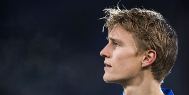 Heerenveen, Nederland 20170114.
Martin Ødegaard går av banen etter kampen mellom Heerenveen og ADO Den Haag i den nederlandske æresdivisjonen i fotball på Abe Lenstra stadion i Heerenveen. Kampen er Ødegaards første for Heerenveen etter at han har blitt lånt ut fra Real Madrid for en periode på 18 måneder.
Foto: Jon Olav Nesvold / NTB scanpix
