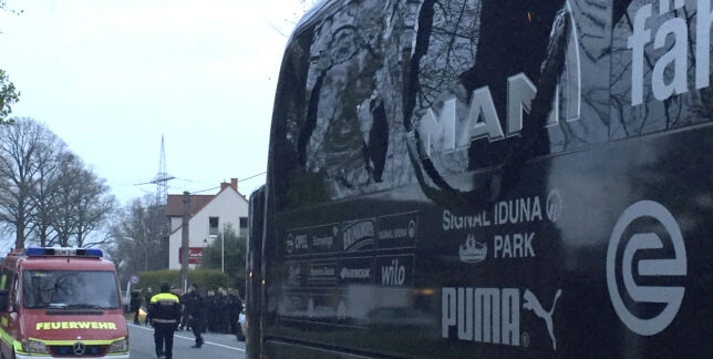 Eksplosjoner ved Borussia Dortmunds spillerbuss