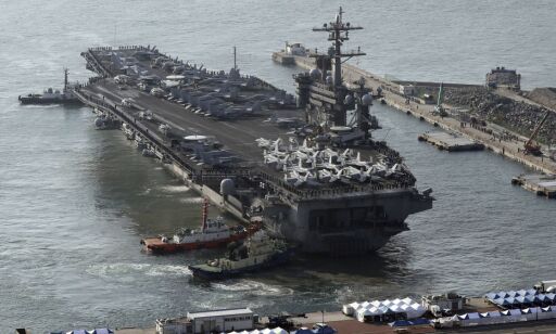 Trump sa han hadde sendt en armada mot Nord-Korea, men armadaen var på vei mot Australia