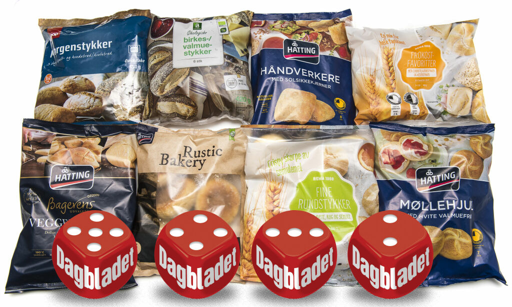 Smakstest av fine halvstekte rundstykker