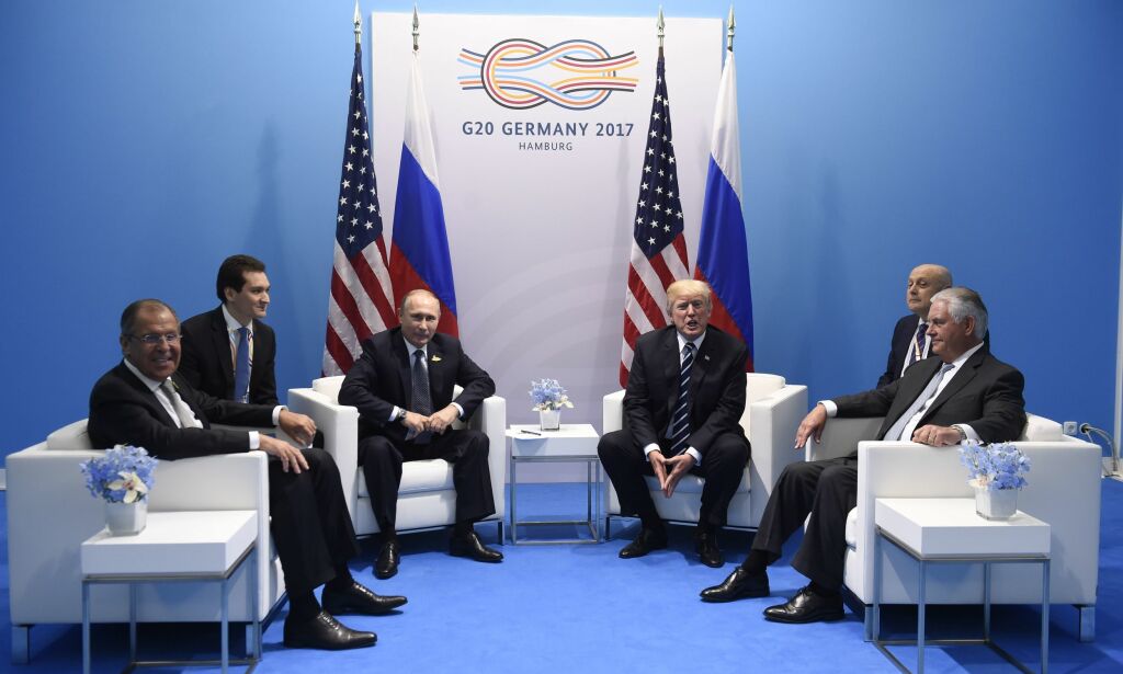 Tillerson: Trump uttrykte bekymring overfor Putin om russisk innblanding i den amerikanske valgkampen