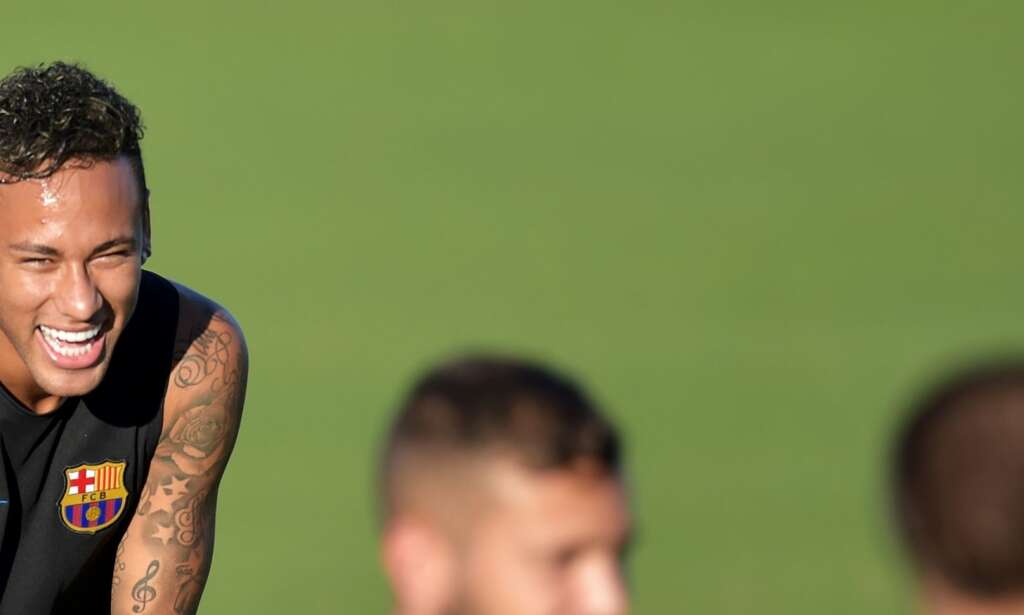 Neymar stormet vekk fra Barcelonas treningsfelt