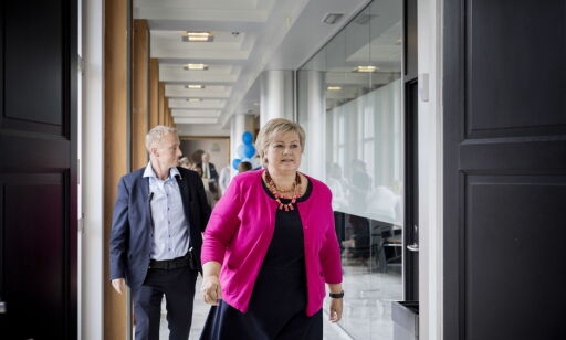 Erna åpner for regjering med Venstre og Frp - kan holde KrF utenfor