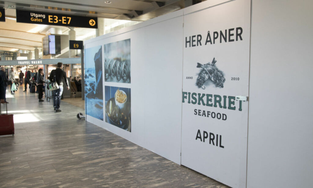 Vi sjekket den nye maten på Gardermoen