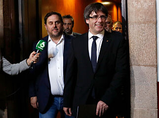 Puigdemont: - Jeg påtar meg mandatet fra folket for at Catalonia skal bli en uavhengig stat