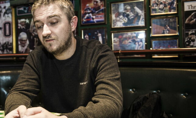 2015 Forfatterne Aleksander Schau og Thomas Aune har kommet med boks "Det vakre spillet" på Gyldendal forlag. Foto: Lars Eivind Bones / Dagbladet