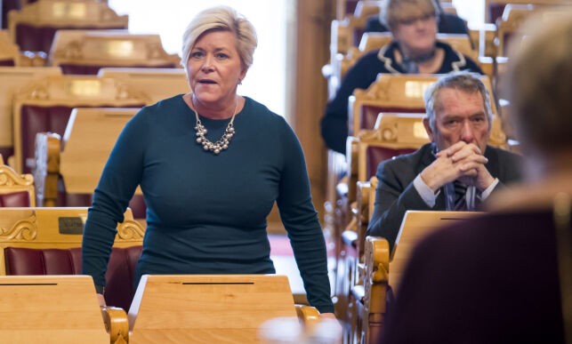Siv Jensens forklaring svikter på et helt avgjørende punkt