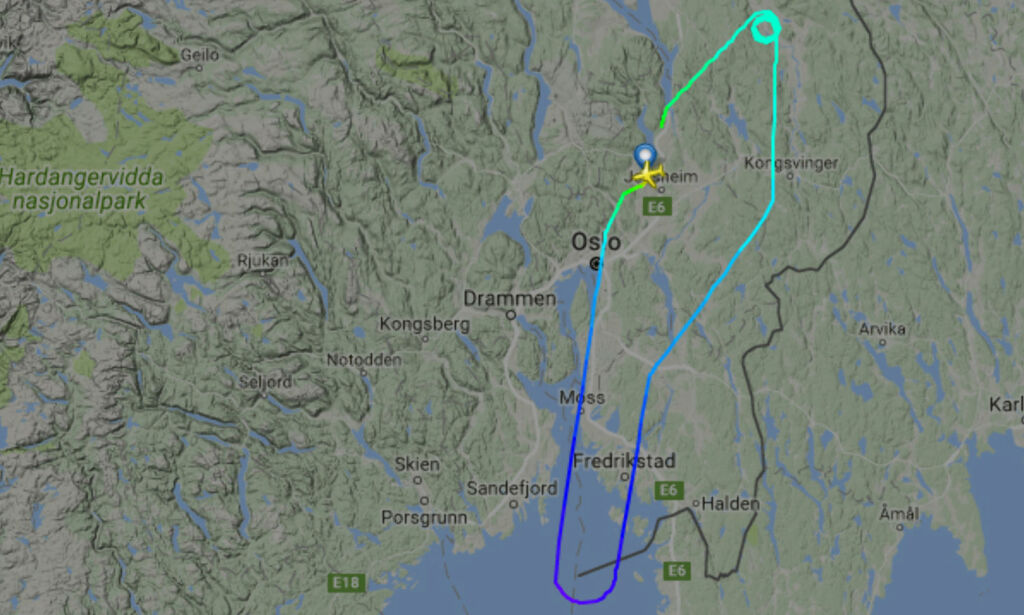Do-drama på vei til München. Norwegian-fly måtte snu og sirkle