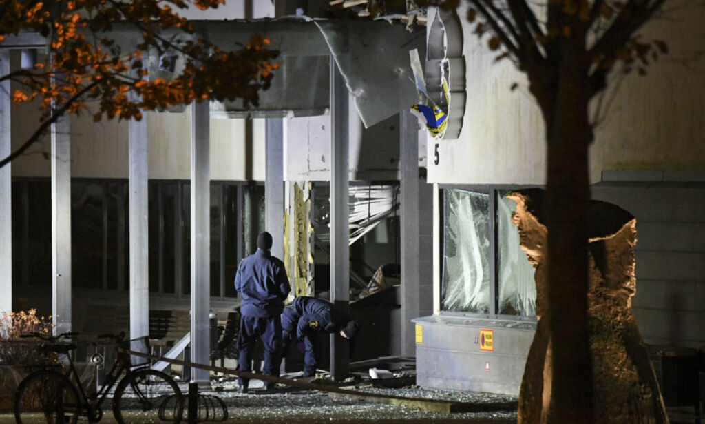 Eksplosjon ved politihus i Sverige