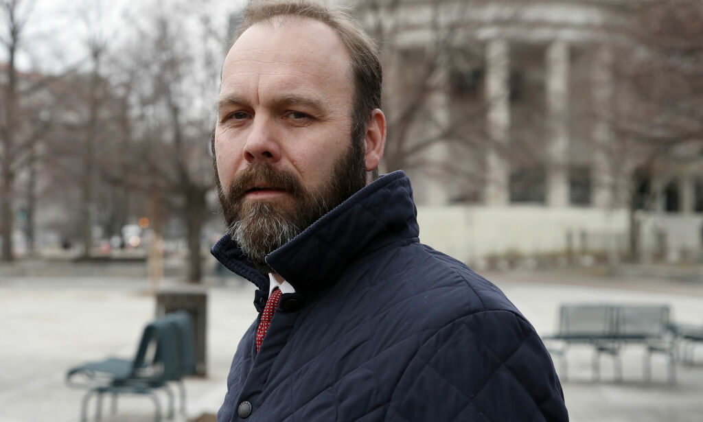 FILE - in this Feb. 14, 2018, file photo, Rick Gates departs Federal District Court in Washington. In a dramatic escalation of pressure and stakes, special counsel Robert Mueller filed additional criminal charges Thursday against President Donald Trump's former campaign chairman Paul Manafort and his business associate, Gates. (AP Photo/Alex Brandon, File)