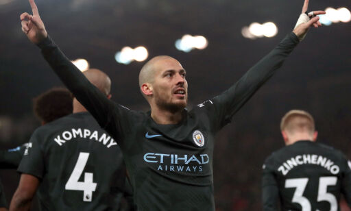 Silva-dobbel mot sjanseløse Stoke
