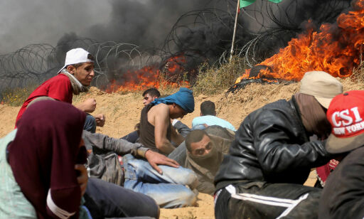 Fire drept og 408 palestinere såret i sammenstøt med israelske soldater