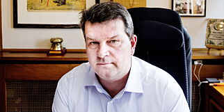 OSLO 20180507. LO-sjef Hans Christian Gabrielsen kommenterer FrPs uttalelser om binning mellom LO og Arbeiderpartiet.
Foto: Henning Lillegård / Dagbladet .