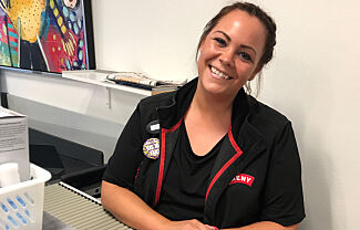 Den døende kunden hadde et siste ønske til kassadama.Louise (29) oppfylte det