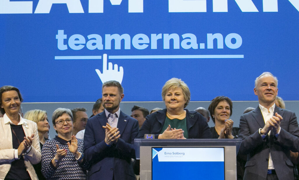 Erna Solberg har ramlet ned i kaninhullet