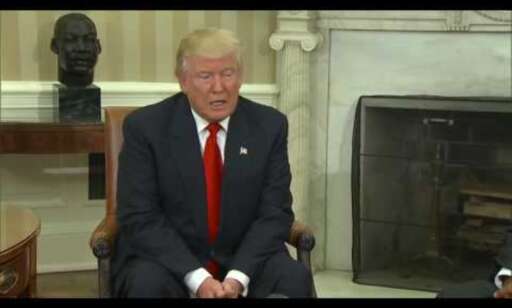 Her møtes Trump og Obama i Det hvite hus